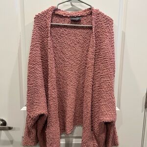 Elegant Pink Women's Cardigan